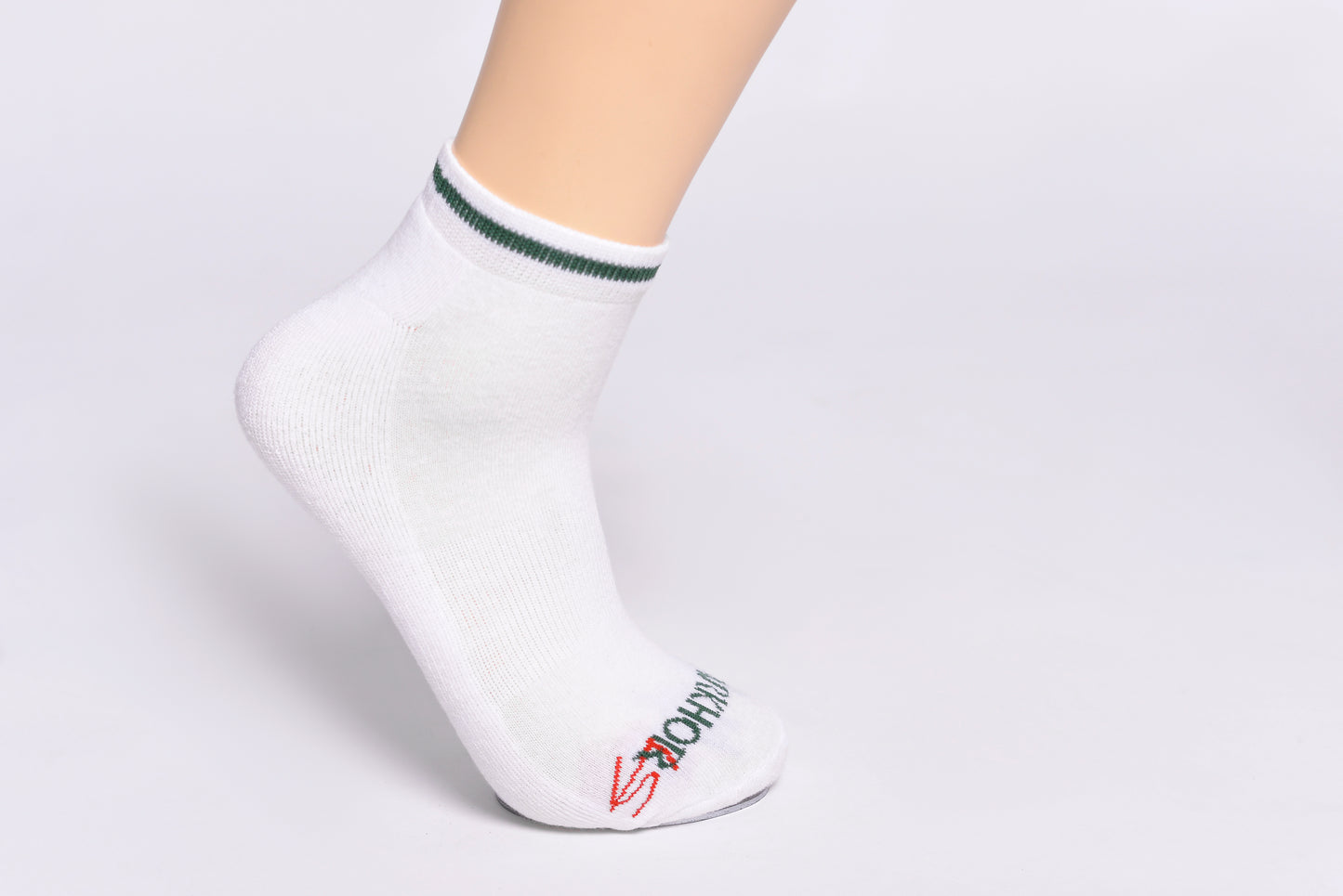 MLS - Men’s Low Cut Sneakers Socks Foot Emb White (Pack of 2) (MLSBLCSA24)