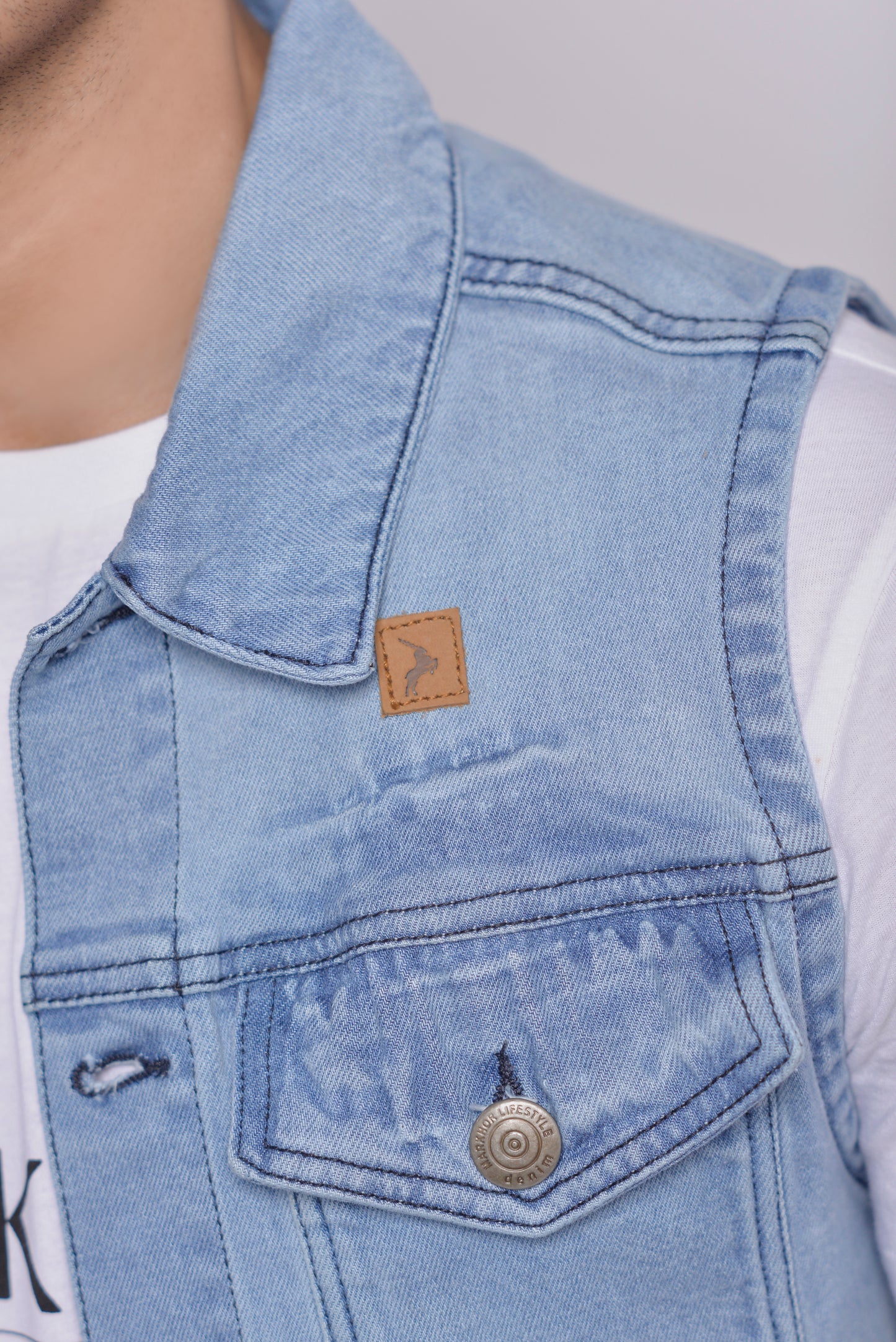 MLS - Men’s Denim Sleeveless Vests (MLSDJV)