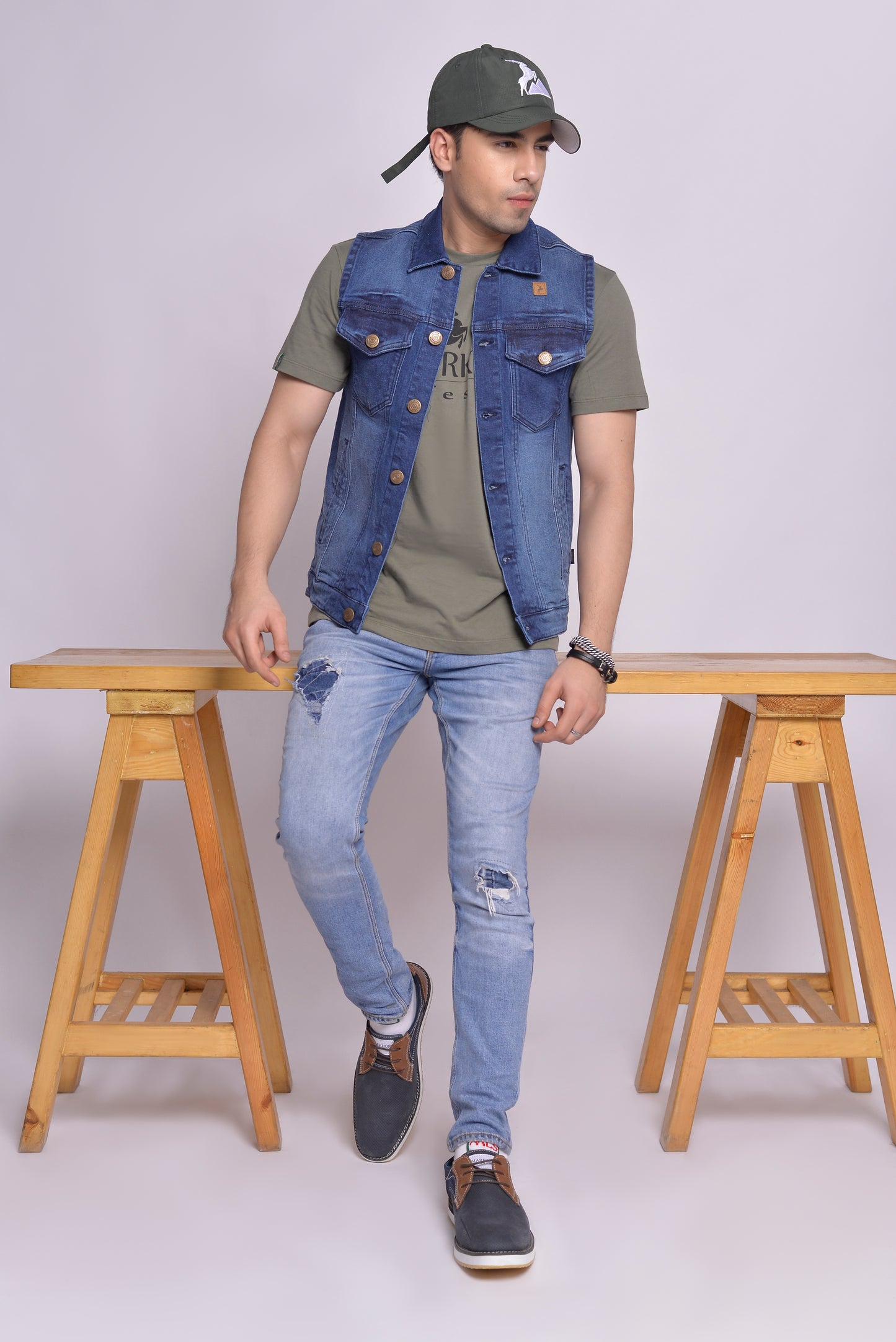 MLS - Men’s Denim Sleeveless Vests (MLSDJV)