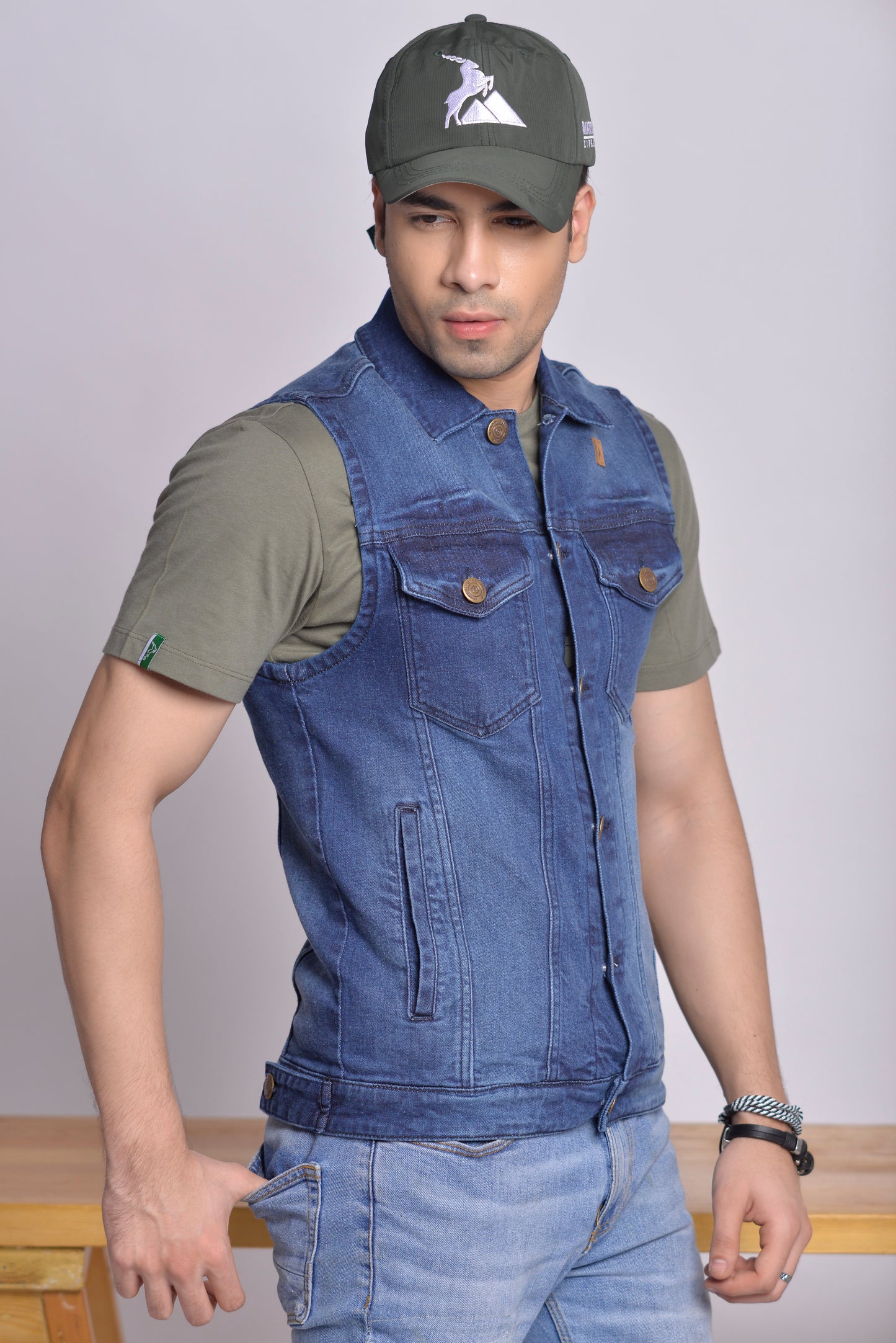 MLS - Men’s Denim Sleeveless Vests (MLSDJV)