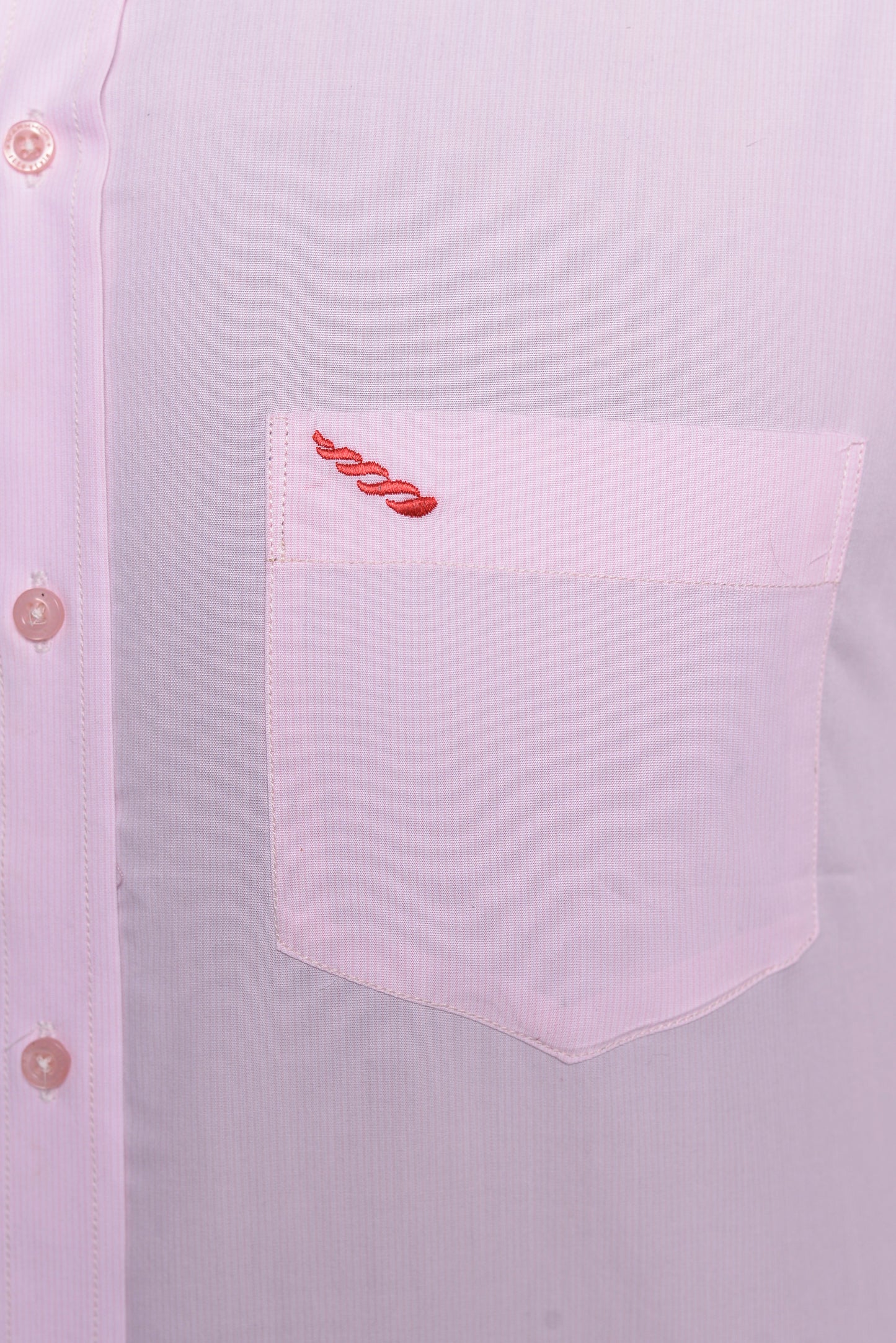 MLS - Men’s Organic Cotton Shirt Pink Plain (MLSOS24)