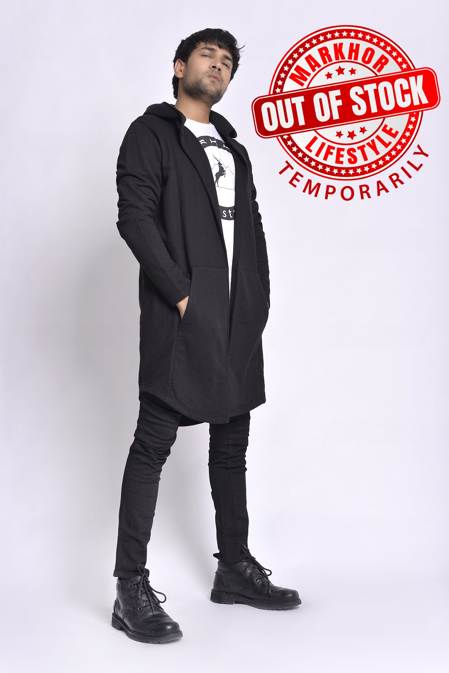 MLS - Men’s Premium Hooded Long Jacket Beige (MLSFTHJ24)