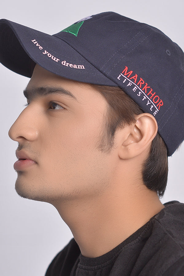 MLS 6 Panel Baseball Adjustable Cap - Markhor Lifestyle Pakistan
