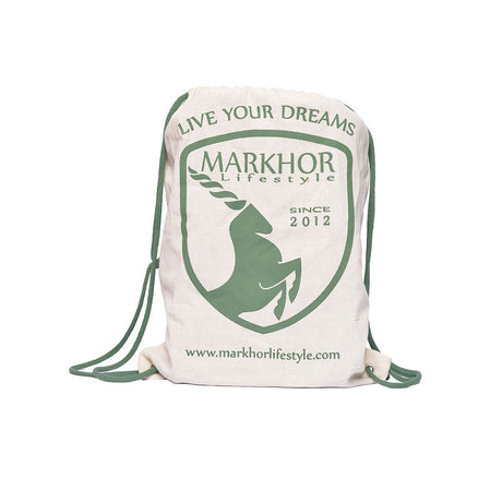 Eco Friendly Organic Drawstring Bag - Markhor Lifestyle Pakistan