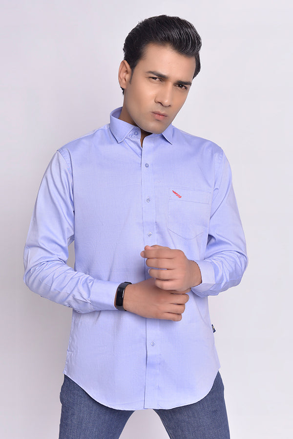 Men's Plain Wrinkle Free Work Shirt - Markhor Lifestyle Pakistan